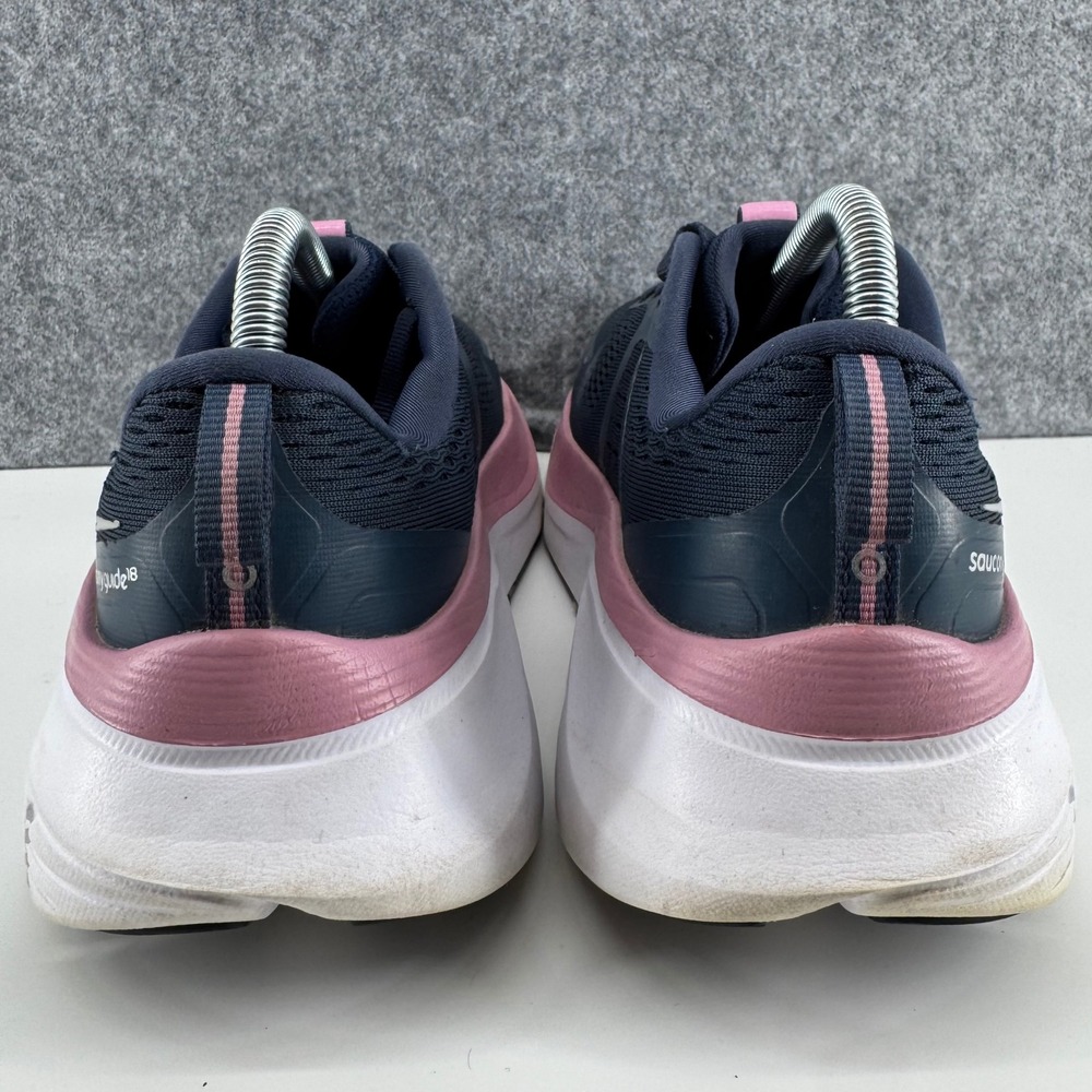 Saucony Guide 16 Running Shoes Womens 8.5 Navy Pink PWRRUN S10998-205 - Picture 5 of 16